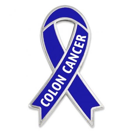 Awareness Ribbon Pin - Colon Cancer
