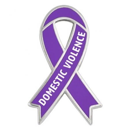 Awareness Ribbon Pin - Domestic Violence 