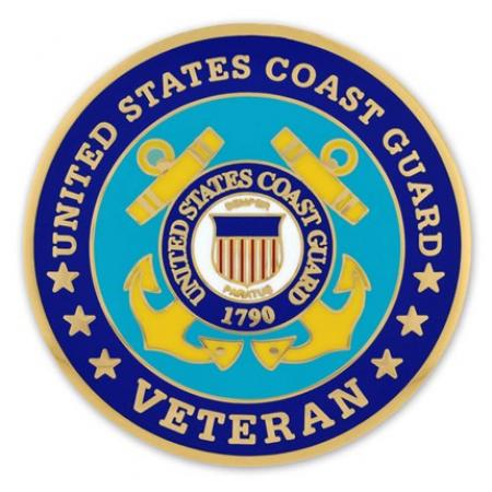 Coast Guard Veteran Coin - Engravable