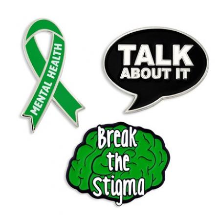 Mental Health Awareness 3-Pin Set