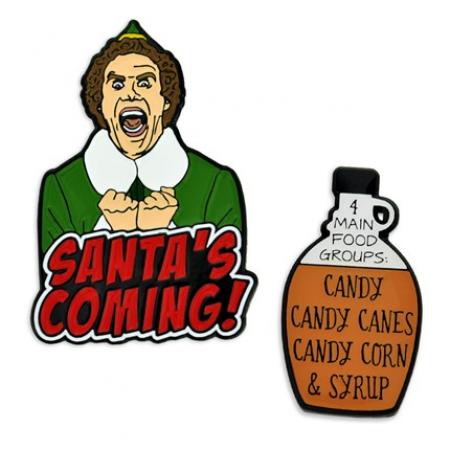 Santa's Coming 2-Pin Set