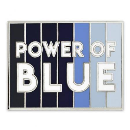 Power Of Blue Pin