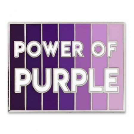 Power Of Purple Pin