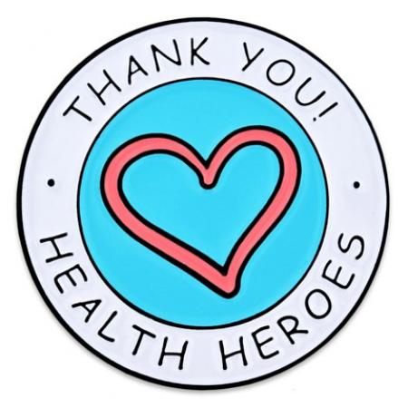 Health Heroes Lapel Pin