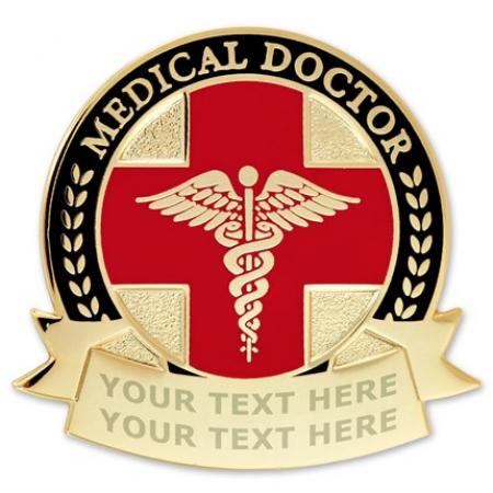 Engravable Medical Doctor Lapel Pin 
