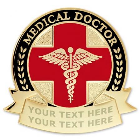 Engravable Medical Doctor Lapel Pin