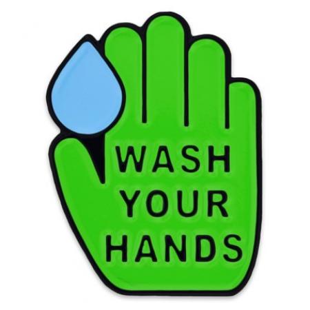 Wash Your Hands Lapel Pin