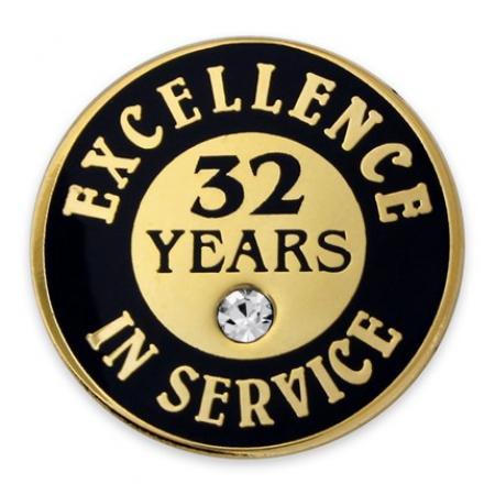 Excellence In Service Pin - 32 Years