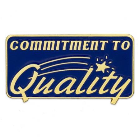 Commitment to Quality Pin 