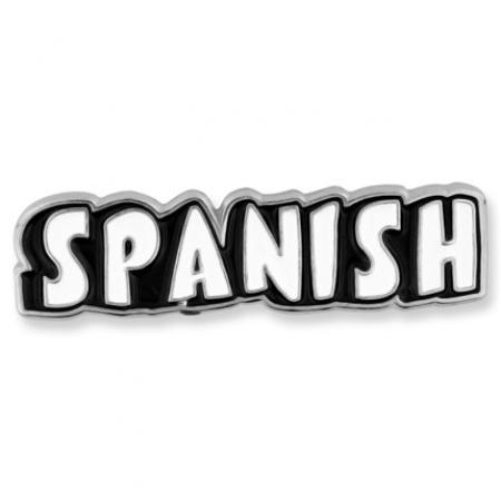 Spanish Word Language Pin