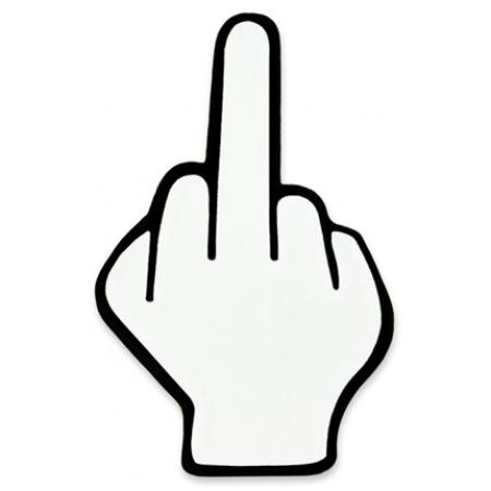 Middle Finger Lapel Pin