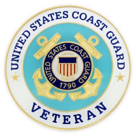 U.S. Coast Guard Veteran Pin 