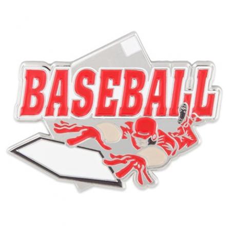 Baseball - Slide Home Pin