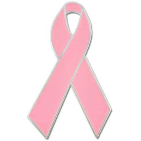 Pink Awareness Ribbon Pin
