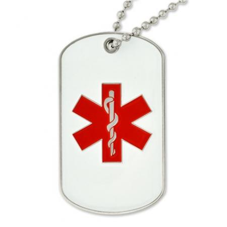 Medical Alert Dog Tag - Engravable
