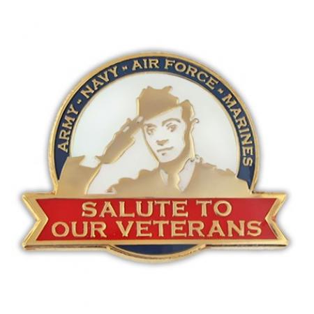 Salute to Veterans Pin 