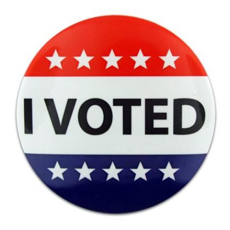 I Voted Button 