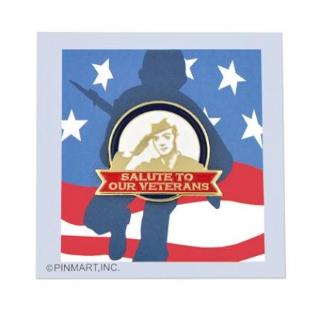 Veterans Presentation Pin and Card