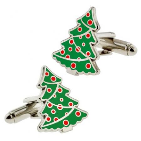 Christmas Tree Cufflink Set