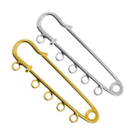 Safety Pin Charm Holder