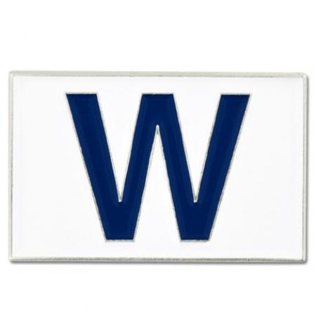 Chicago Cubs W Flag Pin