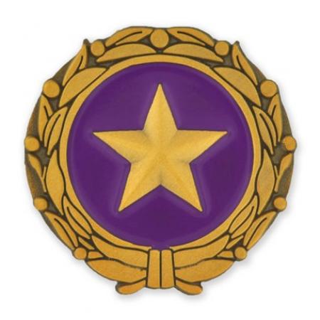 Gold Star Military Surviving Spouse Pin 