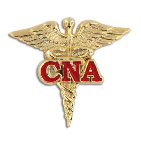 CNA Caduceus Lapel Pin