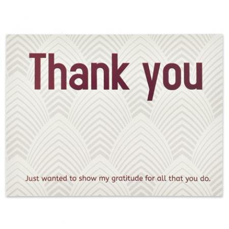 Thank You Gratitude Card 