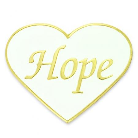 Hope Heart Pin 