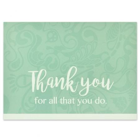 Thank You - All You Do Card 