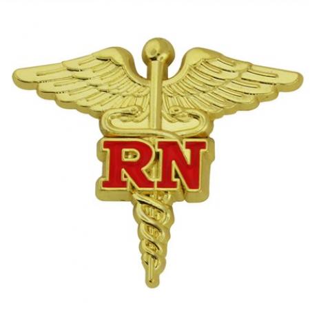 RN Caduceus Lapel Pin 