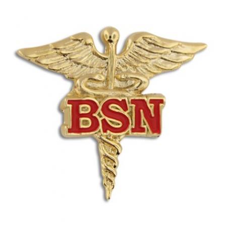 BSN Caduceus Lapel Pin