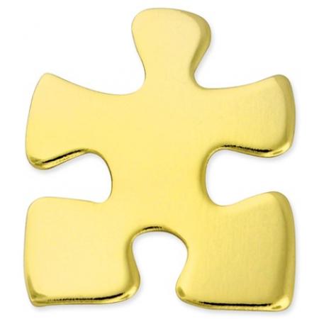 Gold Puzzle Pin