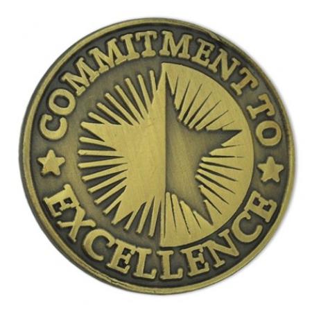 Commitment To Excellence Pin