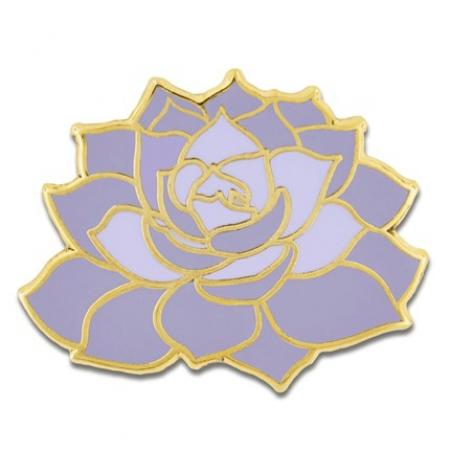 Lavender Succulent Pin