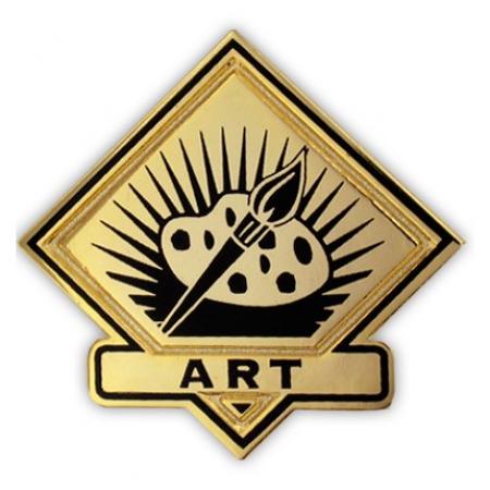 School Pin - Art