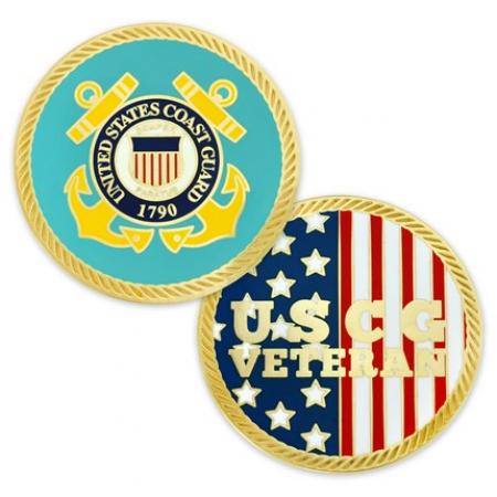 U.S. Coast Guard Veteran Coin 