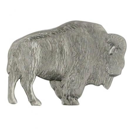 Buffalo Pin - Antique Silver