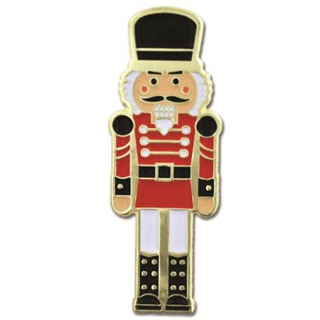 Nutcracker Christmas Pin