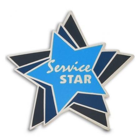 Service Star Lapel Pin