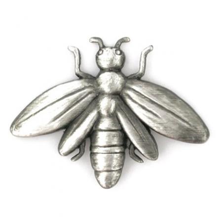 Bee Pin - Antique Silver 