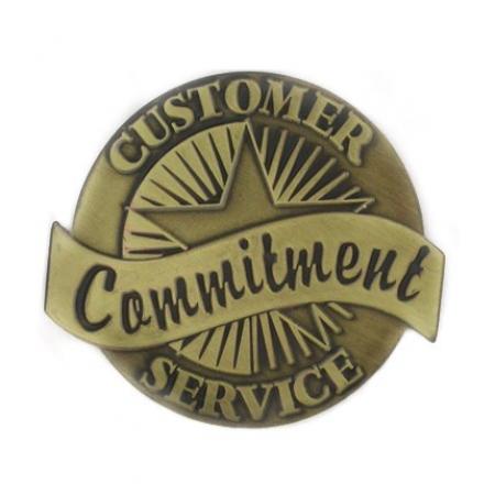 Customer Service Commitment Pin 