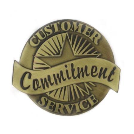 Customer Service Commitment Pin