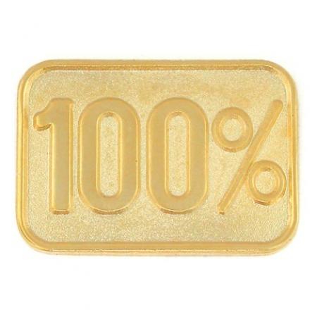 100% Lapel Pin