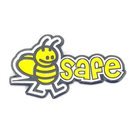 Bee Safe Pin