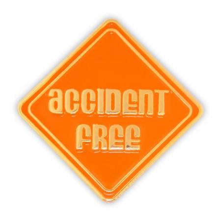 Accident Free Pin