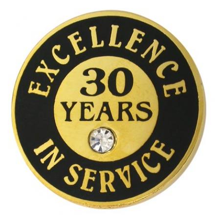 Excellence In Service Pin - 30 Years
