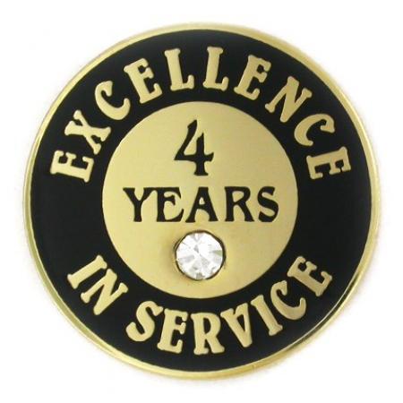 Excellence In Service Pin - 4 Years