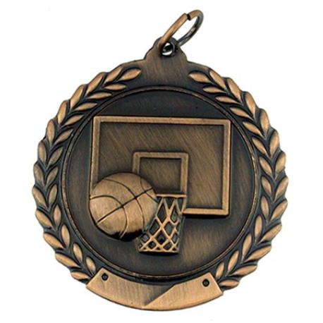     Basketball Medal - Engravable