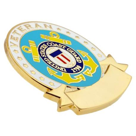     Coast Guard Veteran Pin - Engravable
